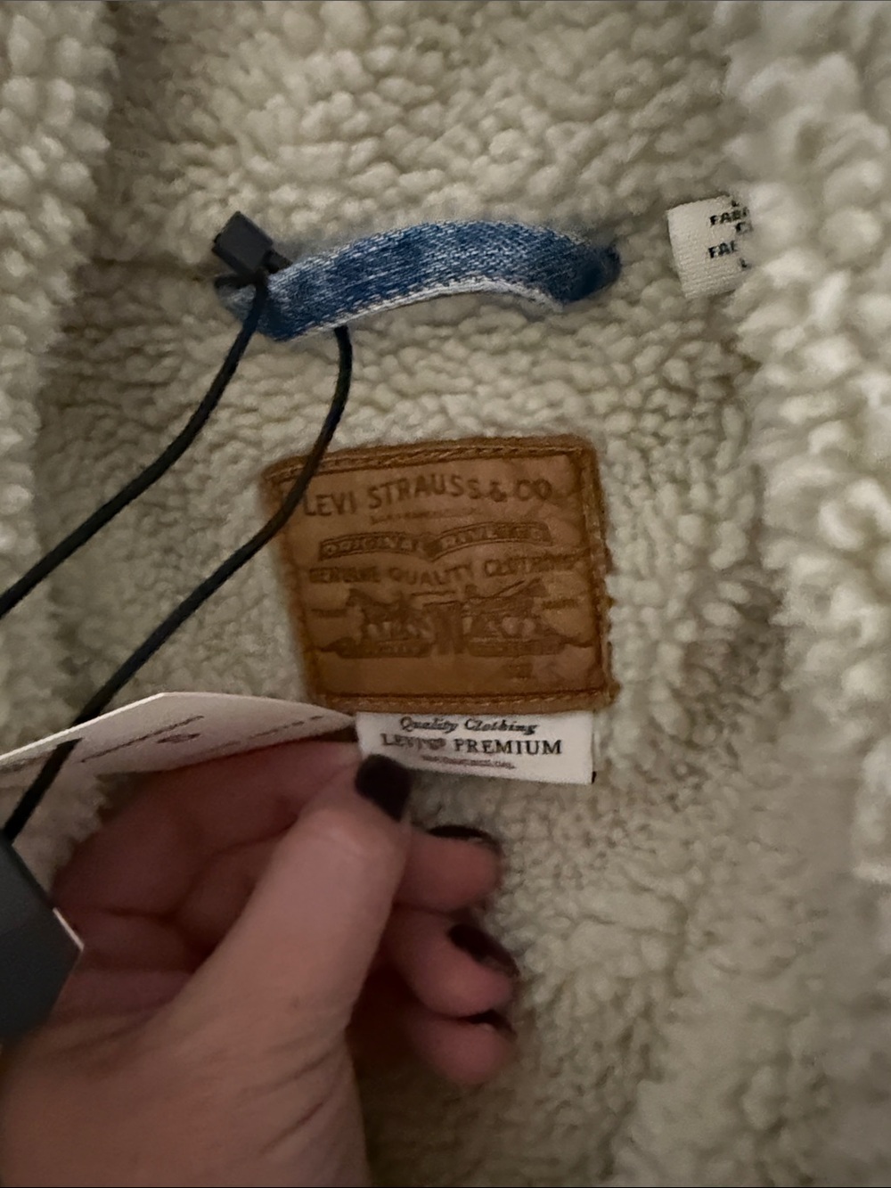 NWT Levi dad trucker jacket. Small - Picture 2 of 5